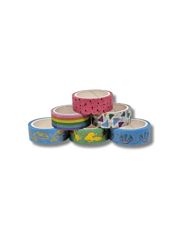 Washi Tape Tesouros do Oceano - Kit com 6