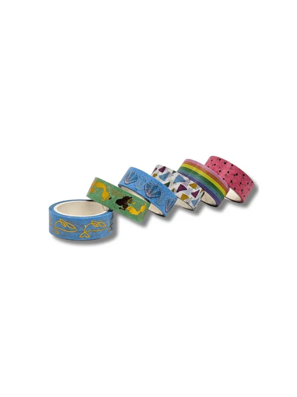 Washi Tape Tesouros do Oceano - Kit com 6