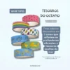 Washi Tape Tesouros do Oceano - Kit com 6