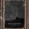 Quadro Horizontes do Rio de Janeiro - Personalizado A4 Vertical