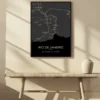 Quadro Horizontes do Rio de Janeiro - Personalizado A4 Vertical