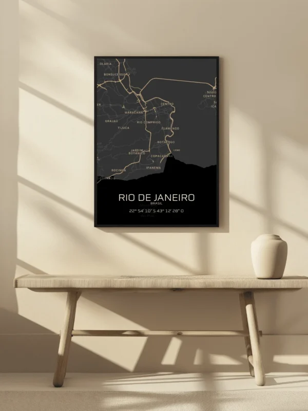 Quadro Horizontes do Rio de Janeiro - Personalizado A4 Vertical