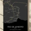 Quadro Horizontes do Rio de Janeiro - Personalizado A4 Vertical