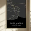 Quadro Horizontes do Rio de Janeiro - Personalizado A4 Vertical