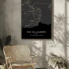 Quadro Horizontes do Rio de Janeiro - Personalizado A4 Vertical