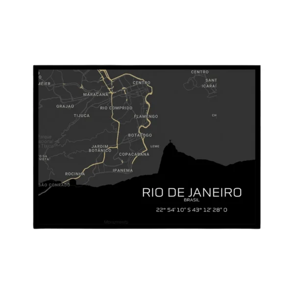 Quadro Horizontes de Rio de Janeiro - Personalizado A3 Horizontal