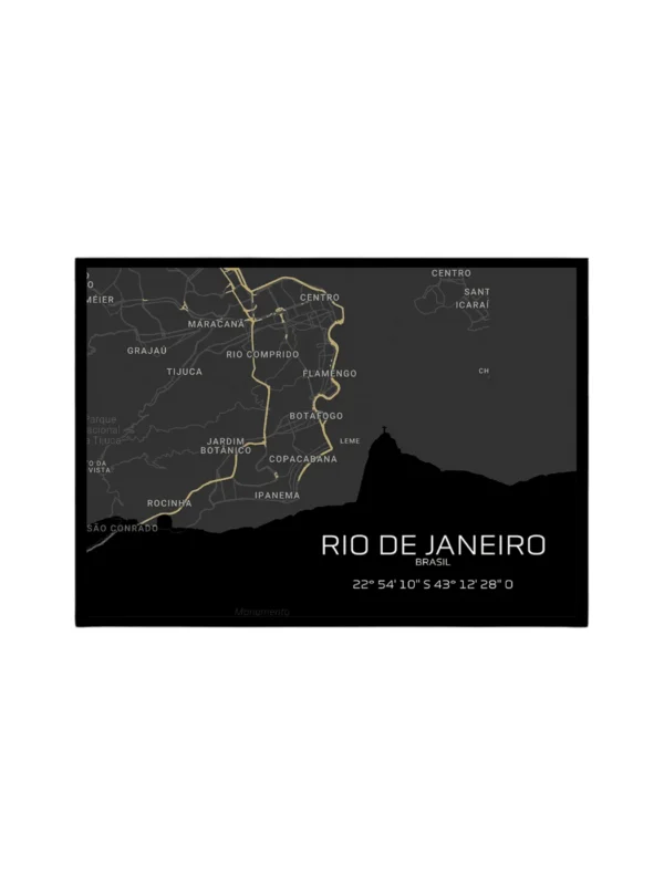 Quadro Horizontes de Rio de Janeiro - Personalizado A4 Horizontal