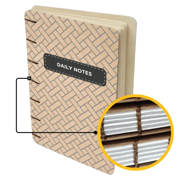 Sketchbook Copta Trama Daily Notes - Caderno Achala