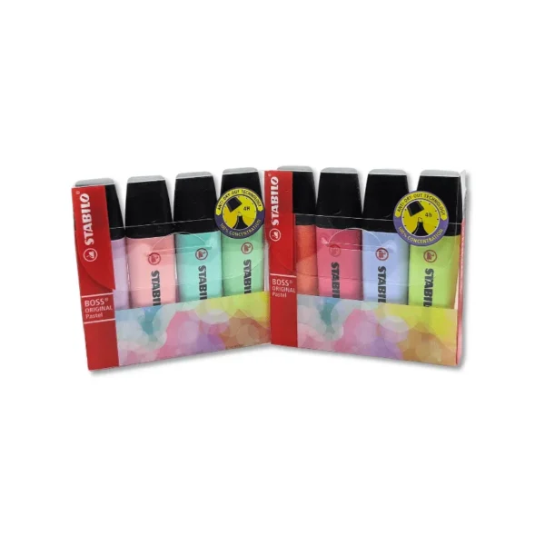 Stabilo Boss Pastel 4 Cores