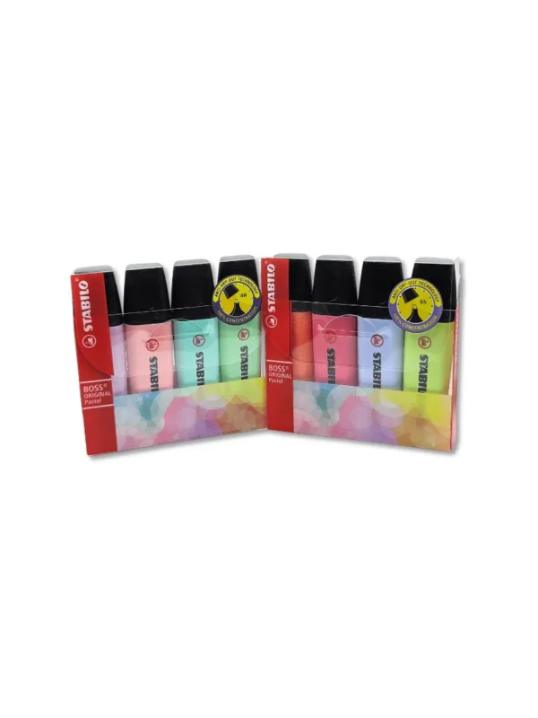 Stabilo Boss Pastel 4 Cores