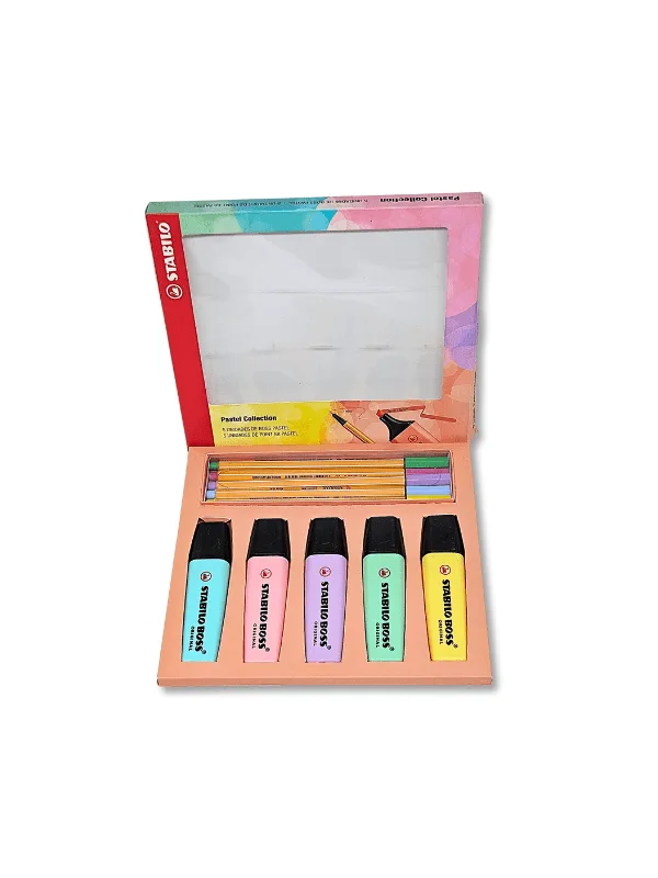 Stabilo KIT PASTEL COLLECTION - Marca Texto + Fineliners