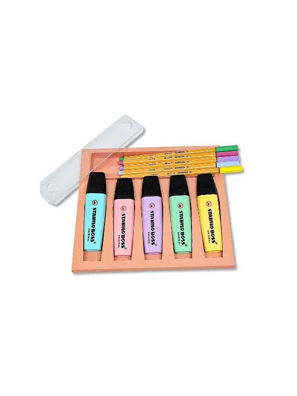 Stabilo KIT PASTEL COLLECTION - Marca Texto + Fineliners