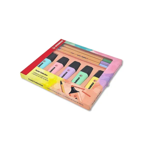 Stabilo KIT PASTEL COLLECTION - Marca Texto + Fineliners