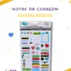 Stickers Notas da Coragem