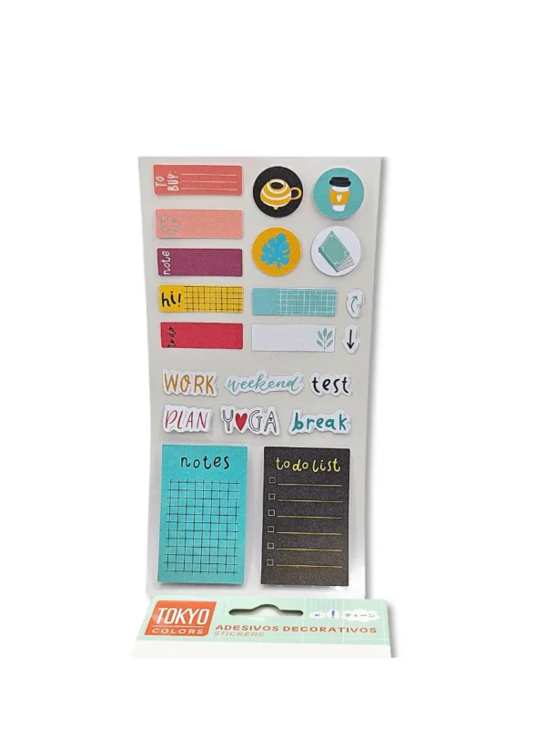Tokyo Notas Adesivas Bullet Journal