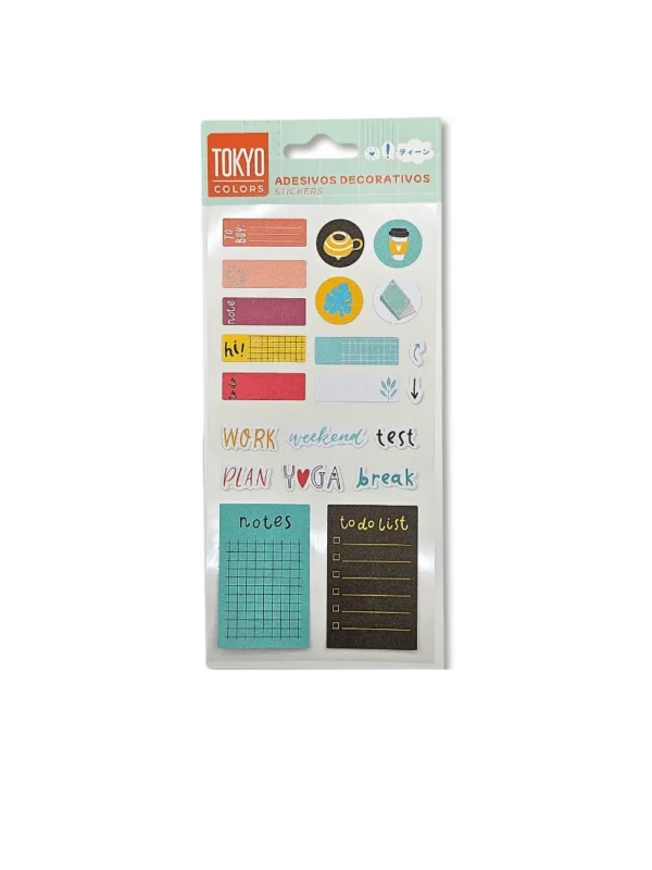 Tokyo Notas Adesivas Bullet Journal