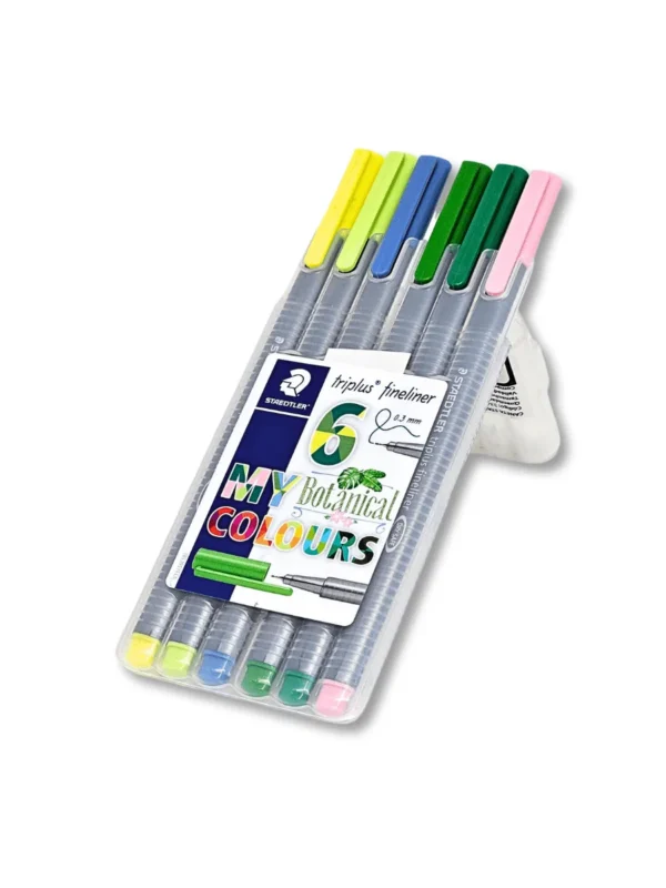 Triplus Fineliner Staedtler My Botanical Colours 0.3mm 6 cores