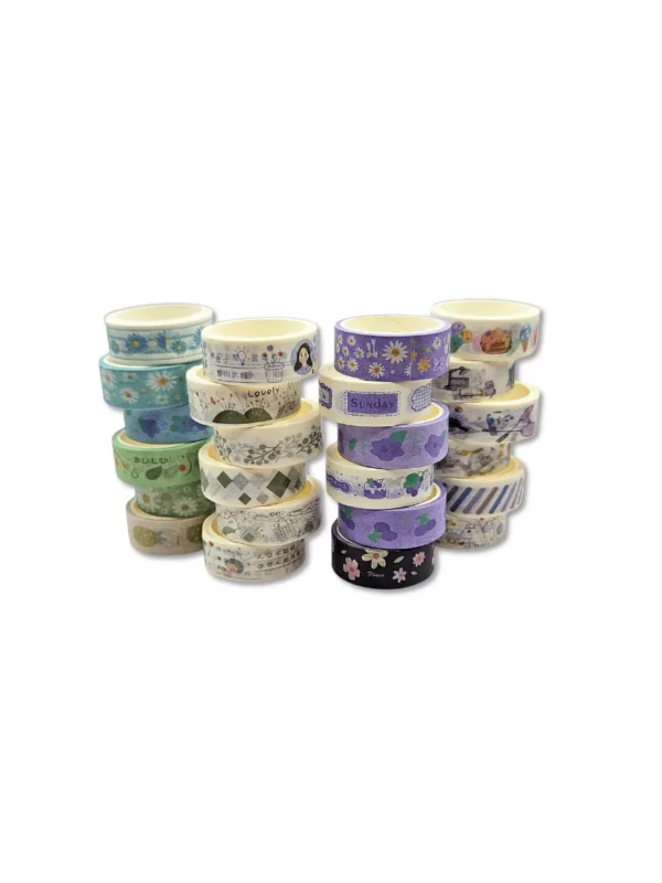 Washi Tape Northern Europe - Kit 24 peças