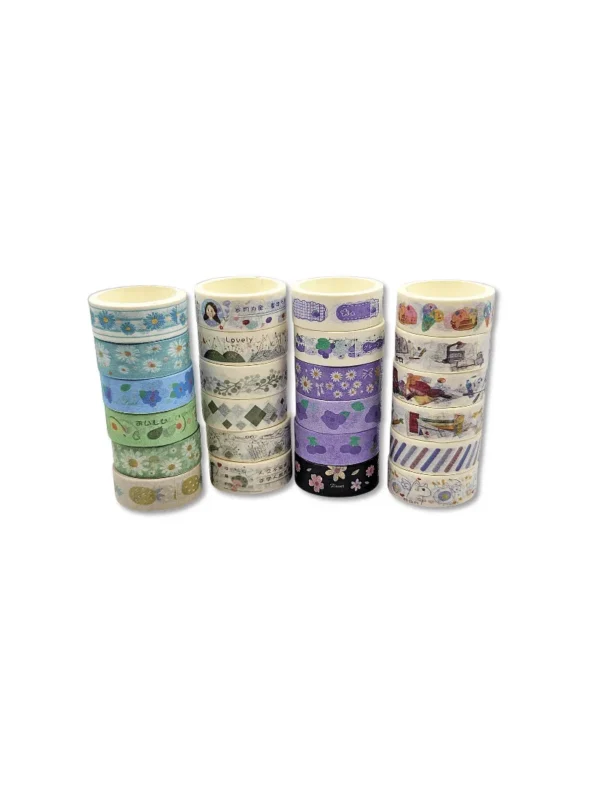 Washi Tape Northern Europe - Kit 24 peças