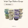 Washi Tape Northern Europe - Kit 24 peças