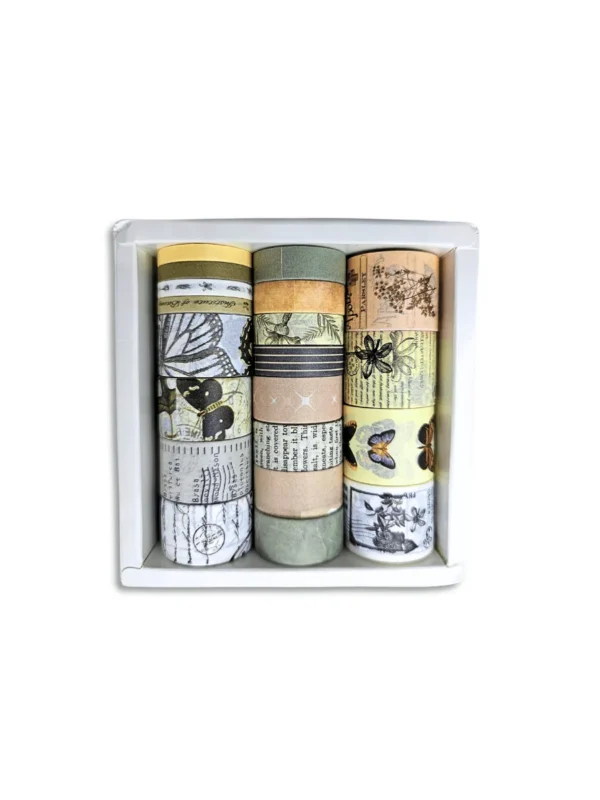 Washi Tapes Memórias do Jardim: 20 Rolos de Elegância