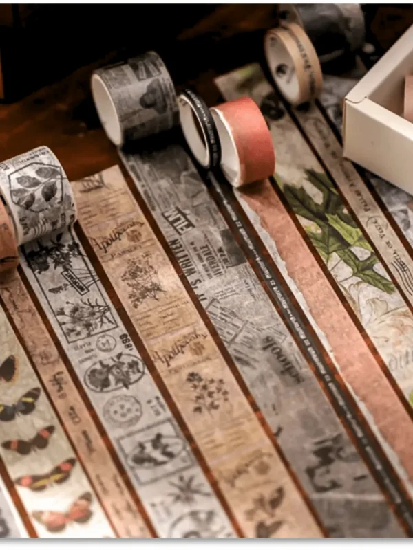Washi Tapes Memórias do Jardim: 20 Rolos de Elegância