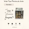 Washi Tapes Memórias do Jardim: 20 Rolos de Elegância
