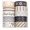 AESTHETIC WASHI TAPES - KIT COM 10 UNIDADES