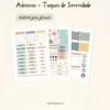 Achala Kit Adesivos para Planner - Toques de Serenidade