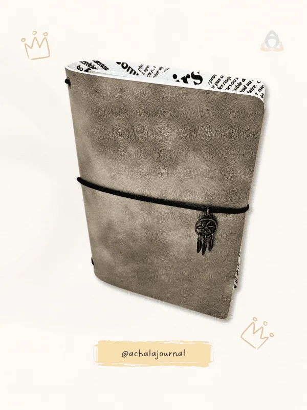 Planner Achala Charme Místico - Capa com Sofisticação e Magia - Tipo Midori