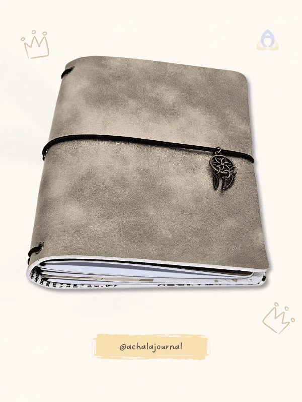 Planner Achala Charme Místico - Capa com Sofisticação e Magia - Tipo Midori