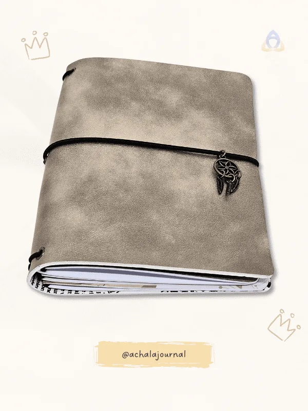 Planner Achala Charme Místico - Capa com Sofisticação e Magia - Tipo Midori