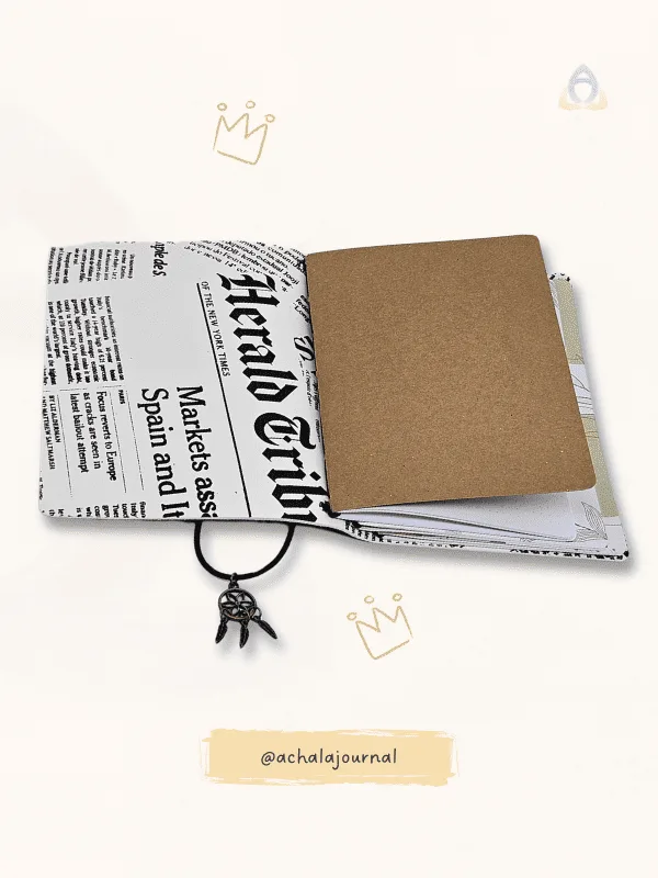 Planner Achala Charme Místico - Capa com Sofisticação e Magia - Tipo Midori