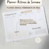 Achala Planner Semanal Ritmos da Semana - Permanente de Mesa