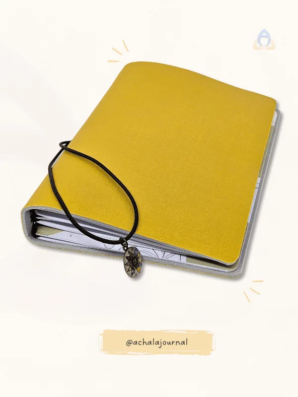 Capa Planner Achala Ouro Mandala - Tipo Midori