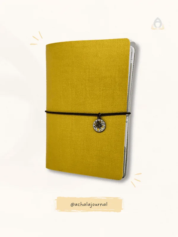 Capa Planner Achala Ouro Mandala - Tipo Midori