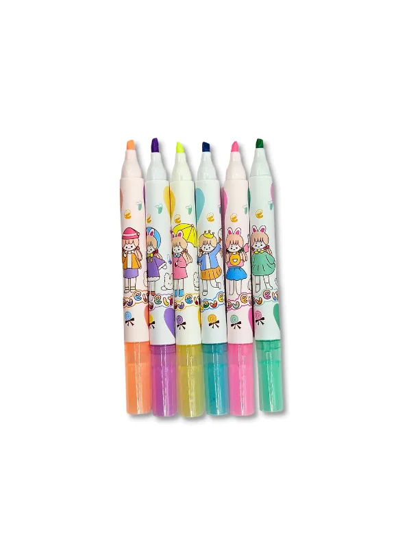 Marca Textos Kawaii Qesefun Lovely Friends
