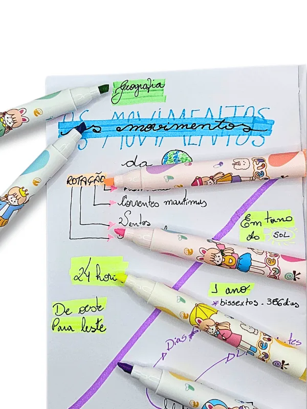 Marca Textos Kawaii Qesefun Lovely Friends