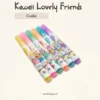Marca Textos Kawaii Qesefun Lovely Friends