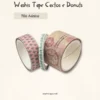 Washi Tape Cactos e Donuts - Kit de 3