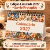 Apresentação da edição limitada 2027 com embalagem reforçada de proteção para envio seguro