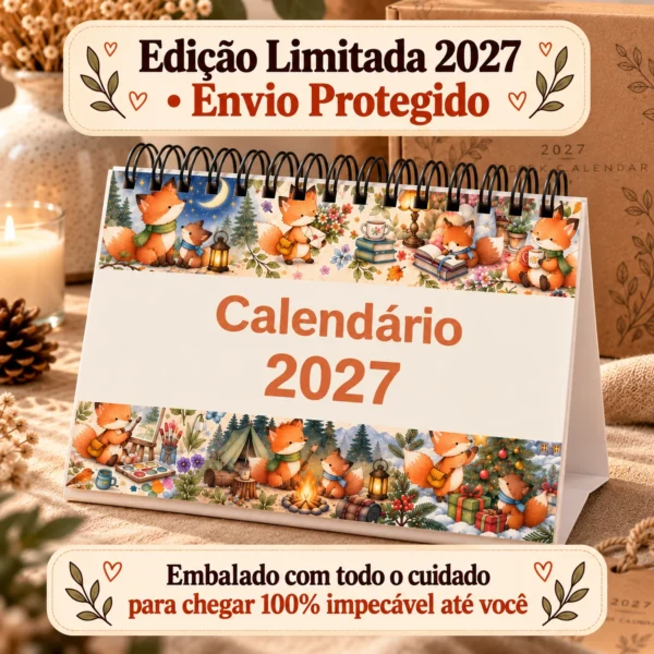 Apresentação da edição limitada 2027 com embalagem reforçada de proteção para envio seguro