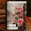 Caderno de Disco Paris Tamanho Médio A5 - Achala Journal Caderno de disco Paris tamanho médio A5 com 8 discos reposicionáveis e capa dura floral