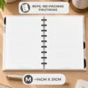 Furação cogumelo de precisão milimétrica para encaixe perfeito e suave no caderno inteligente reposicionável
