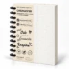 Refil Quadriculado 90g Master Grid Achala Journal com folhas reposicionáveis para caderno inteligente e planners de disco