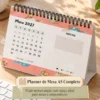 Planner Mensal 2027 A5 Visão Ampla Rotina e Metas Visão Mensal Completa e Área de Anotações Planner Capivaras